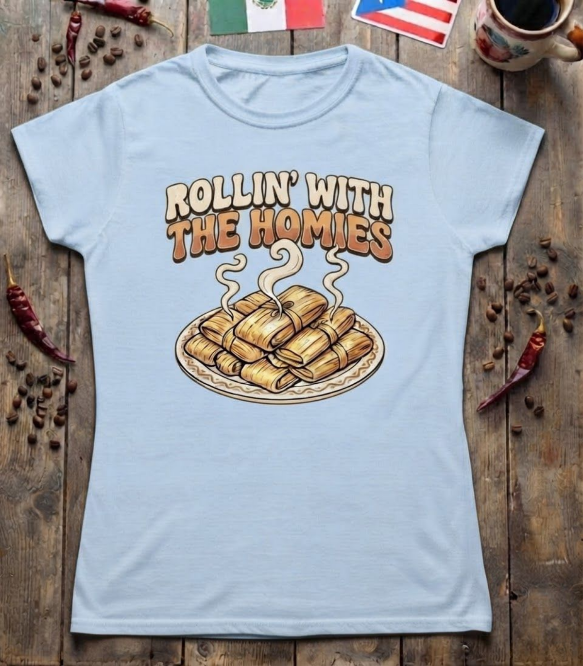 'Rollin' With The Homies' Womens Cut