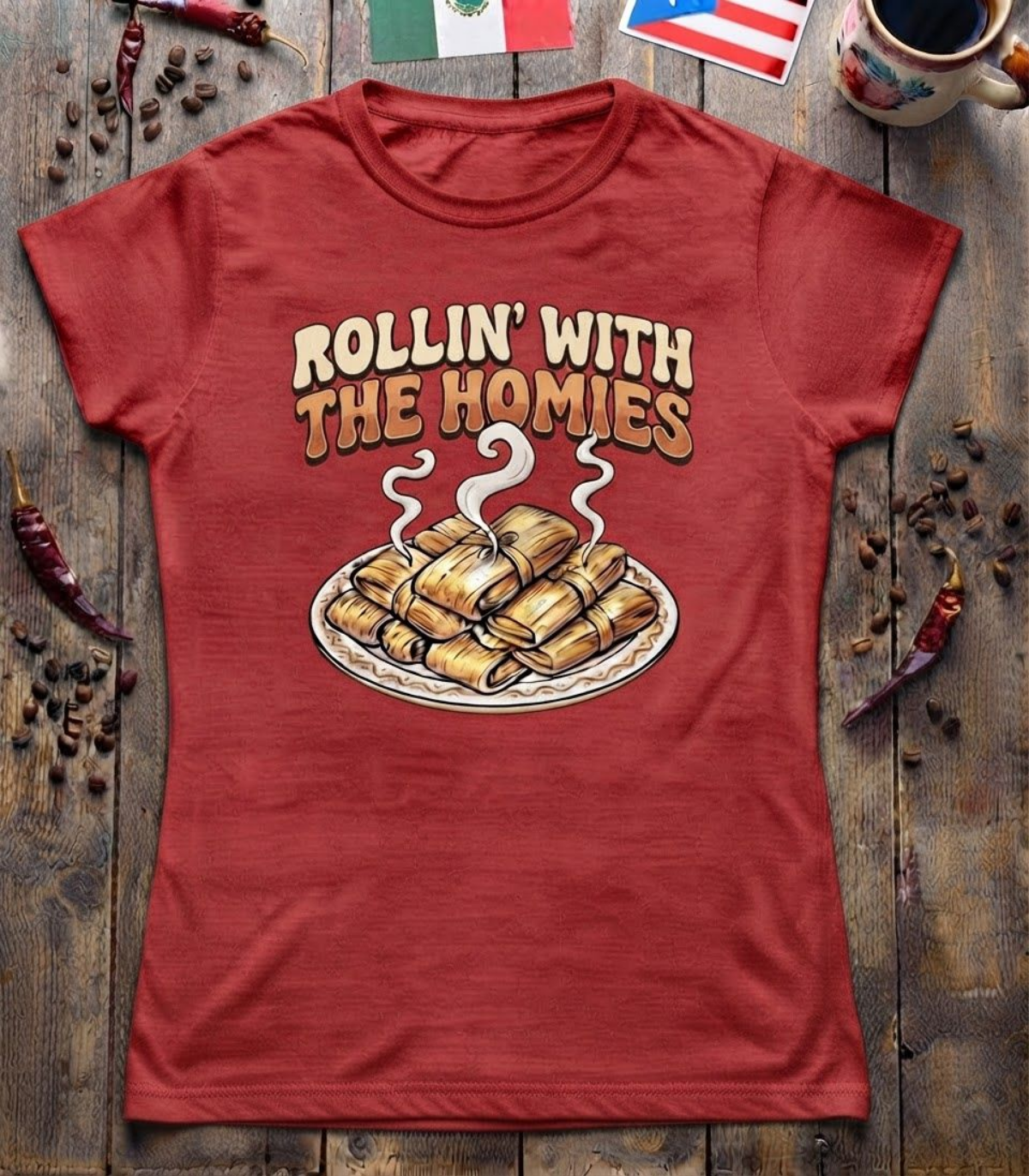 'Rollin' With The Homies' Womens Cut