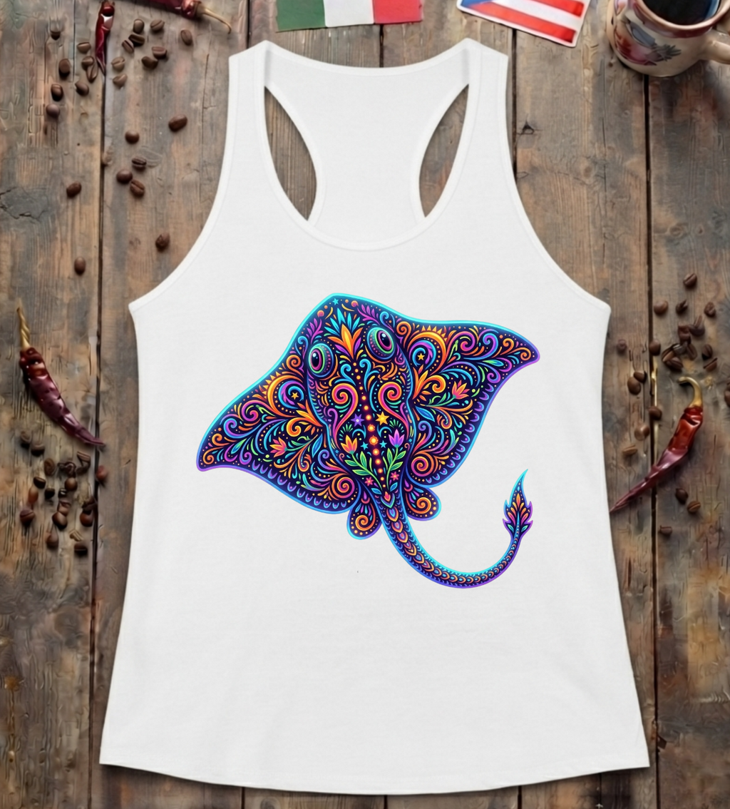 'Stingray Alebrije' Racerback Tank