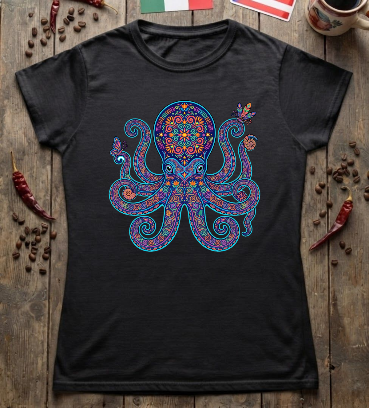'Octa Alebrije' Womens Cut