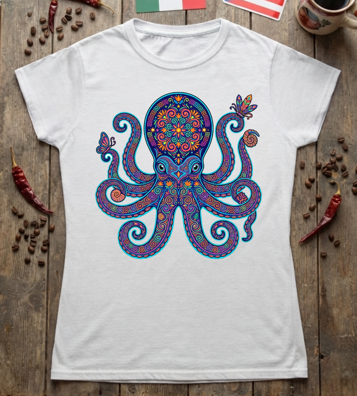 'Octa Alebrije' Womens Cut