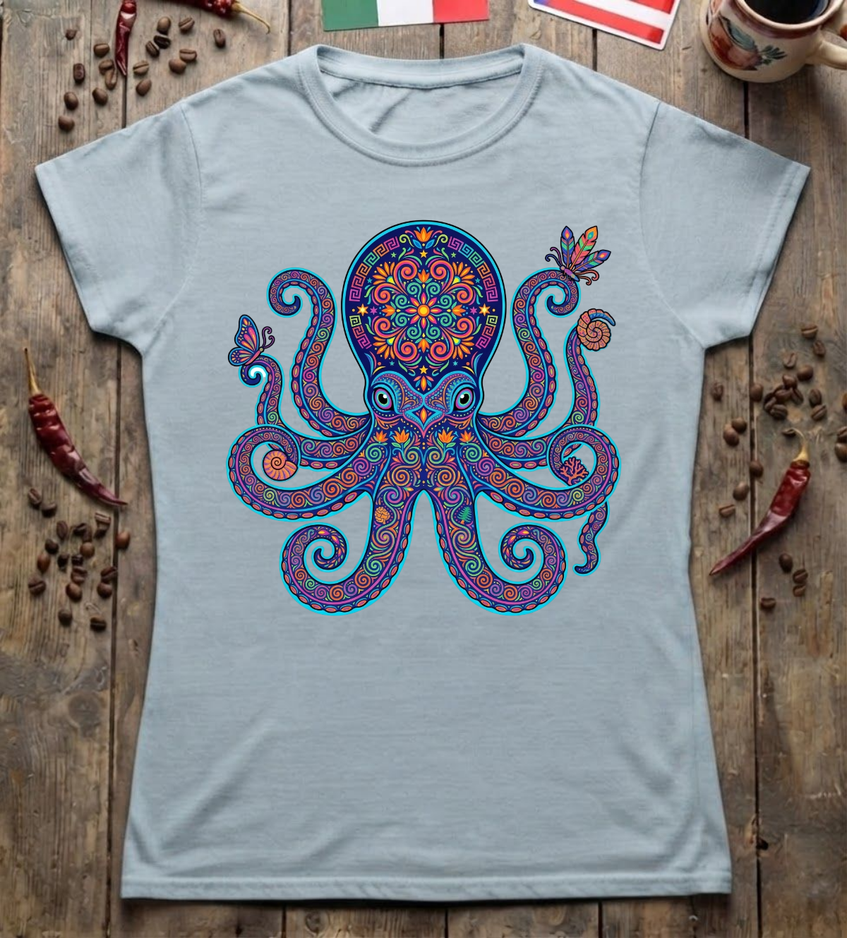 'Octa Alebrije' Womens Cut