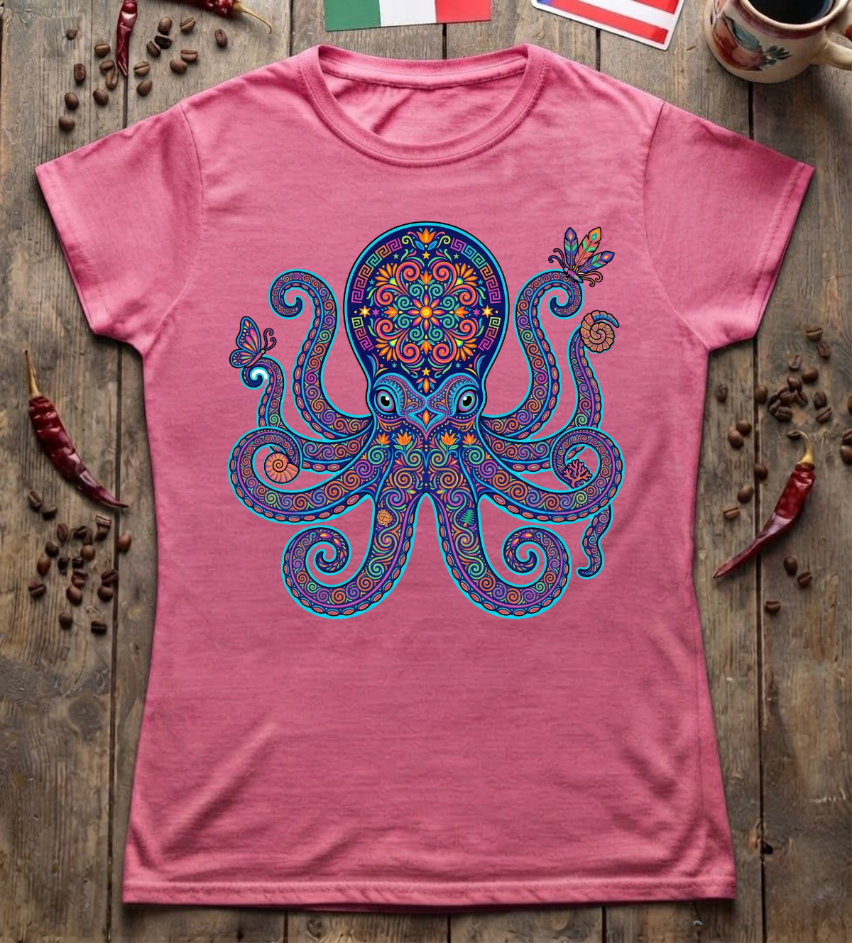 'Octa Alebrije' Womens Cut