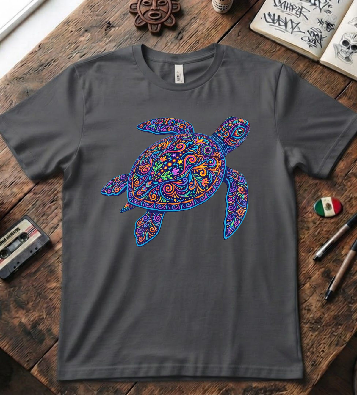 'Turtle Alebrije' T-Shirt