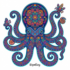 'Octa Alebrije' Racerback Tank