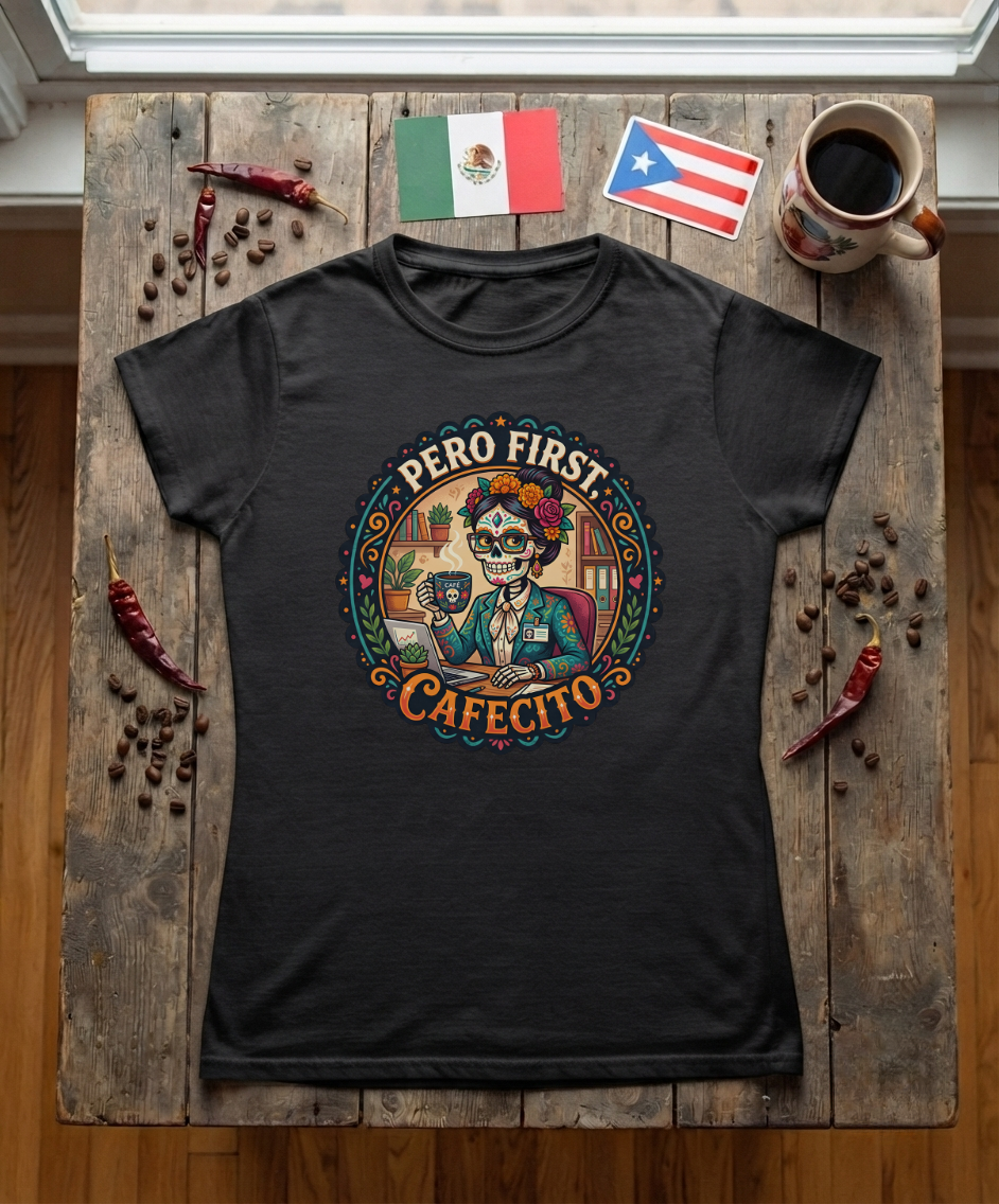 "Pero First, Cafecito" Women's Cut