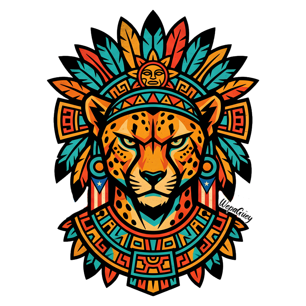 El Jaguar — Aztec Warrior T-Shirt