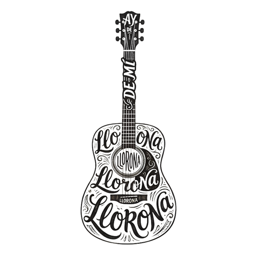 "La Llorona Guitar" T-Shirt