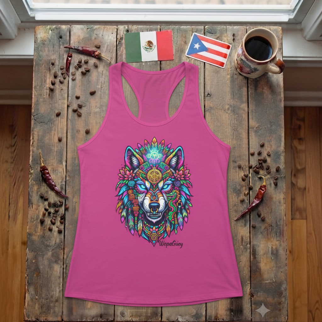 El Lobo Tank Hot Pink