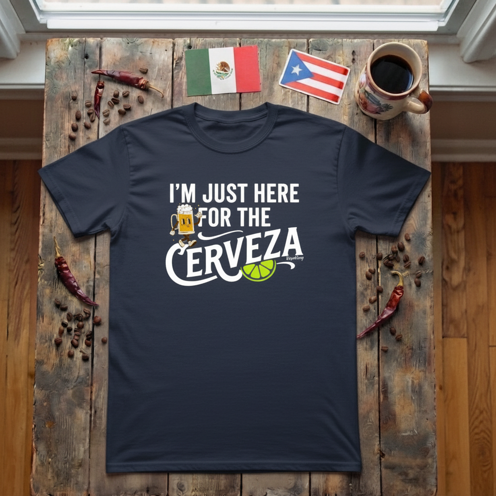 Navy Cerveza T-Shirt