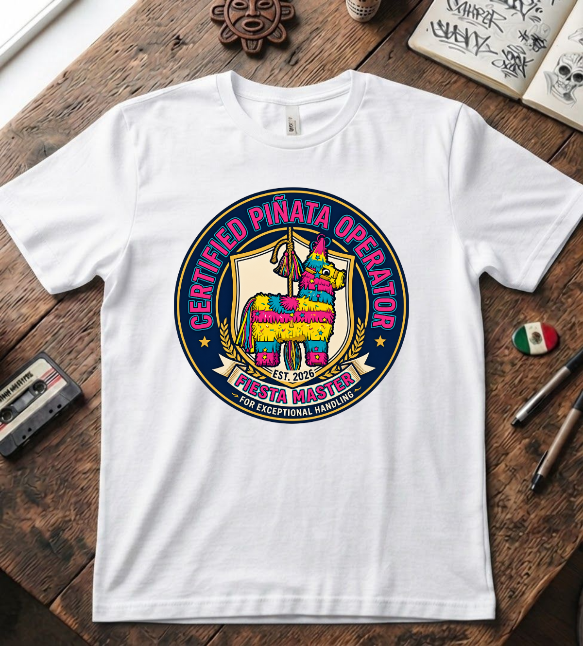 'Certified Piñata Operator' T-Shirt