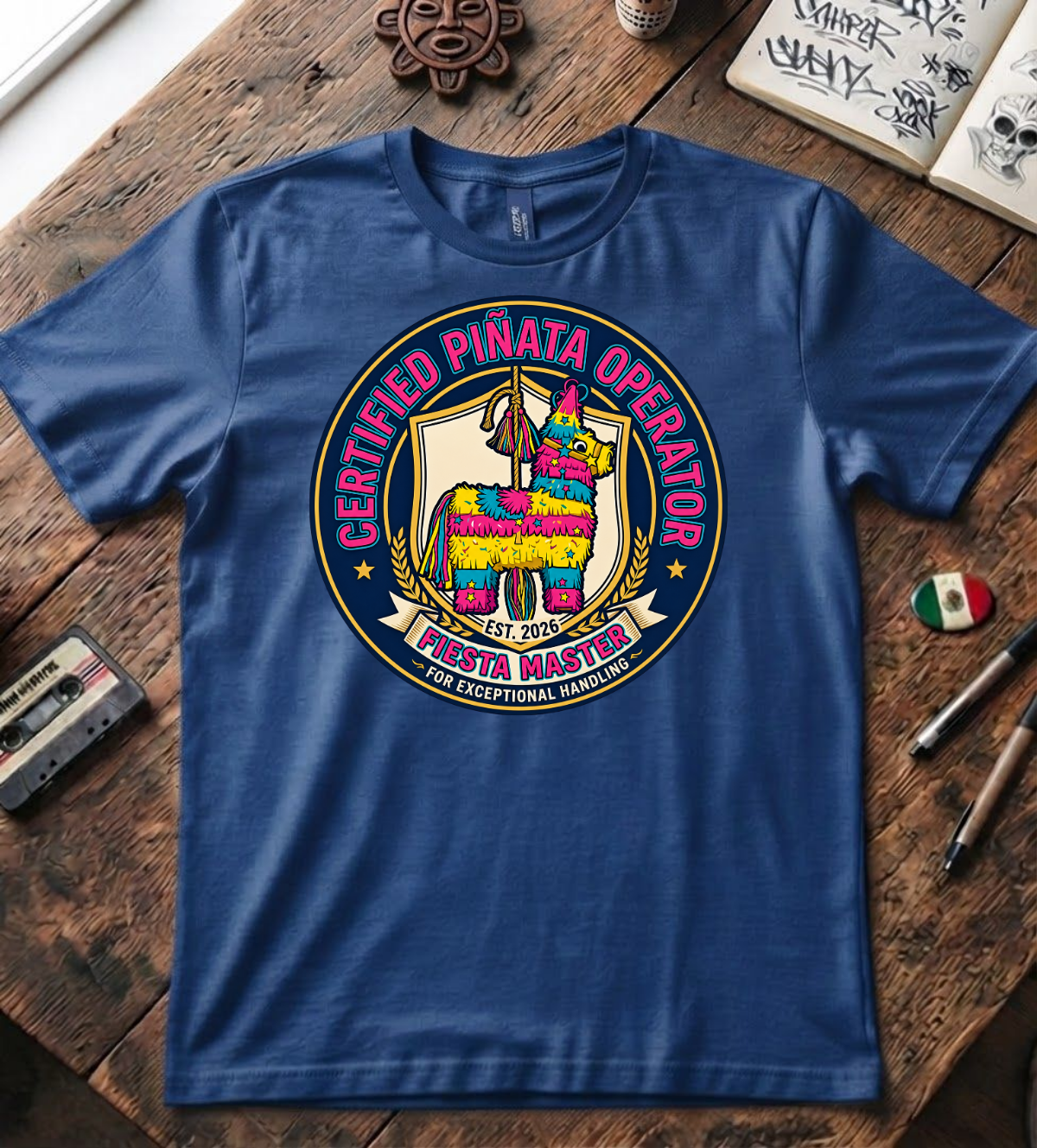'Certified Piñata Operator' T-Shirt