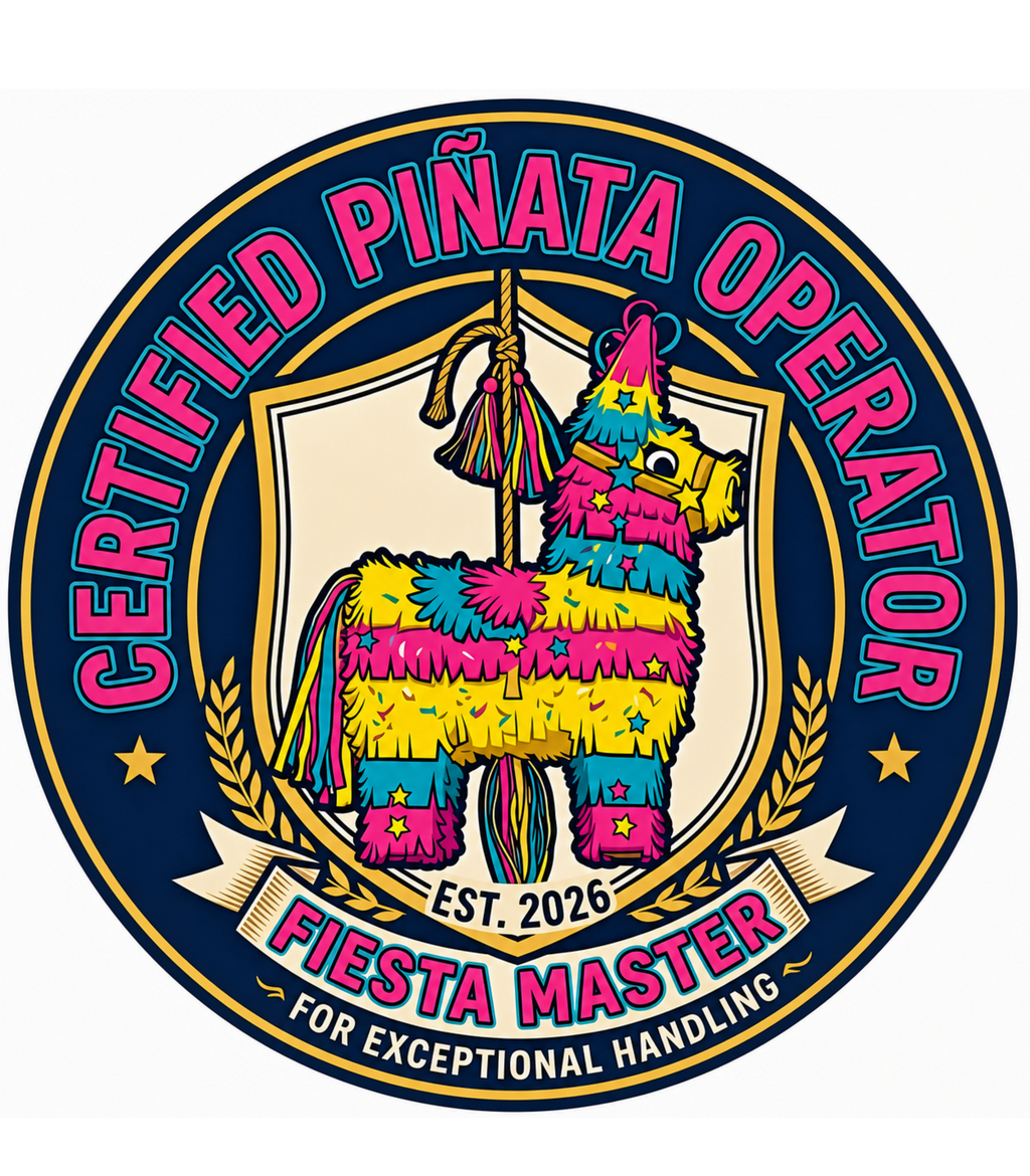 'Certified Piñata Operator' T-Shirt